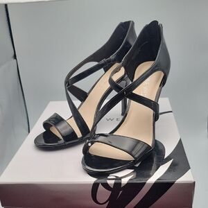NIB Nine West Black Patent Aubreyo Heels